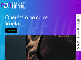 'queretaromaraton.com.mx' screenshot