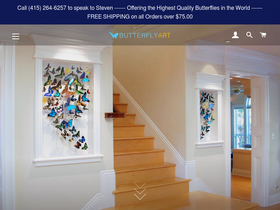 butterflyart.com homepage screenshot