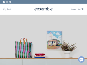 ensemble.store homepage screenshot