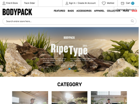 'bodypack.co.id' screenshot