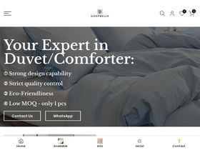sleepbella.com homepage screenshot