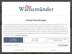 'der-warnemuender.de' screenshot