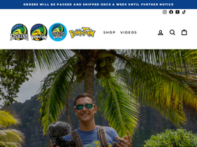 rawwfishing.com homepage screenshot