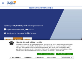 'truckpooling.it' screenshot