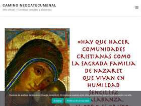 'neocatechumenaleiter.org' screenshot