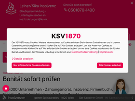 'ksv.at' screenshot