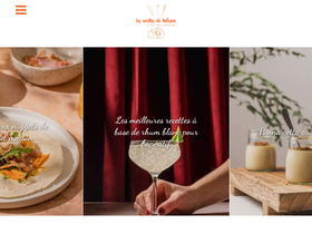'lesrecettesdemelanie.com' screenshot