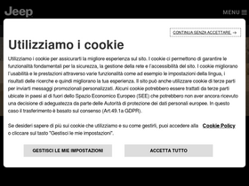 'jeep-official.it' screenshot