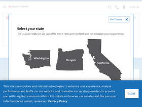 'pacificpower.net' screenshot