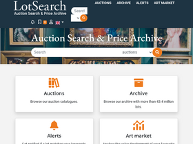 'lotsearch.net' screenshot