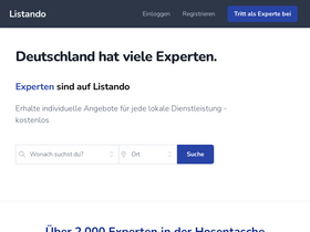 'listando.de' screenshot