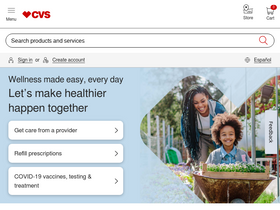 'cvs.com' screenshot