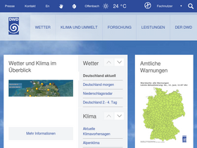 'dwd.de' screenshot