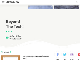 'geekman.in' screenshot