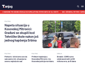 'tanjug.rs' screenshot