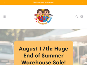 jpspremierdeals.com homepage screenshot