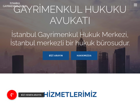 'gayrimenkulhukuk.com' screenshot