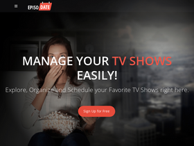 'episodate.com' screenshot