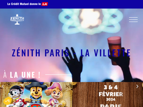 'le-zenith.com' screenshot