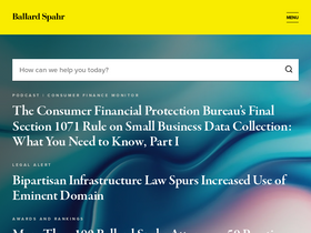 'ballardspahr.com' screenshot