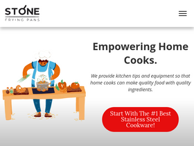 'stonefryingpans.com' screenshot