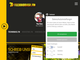 'technobase.fm' screenshot