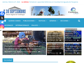 '5septiembre.cu' screenshot