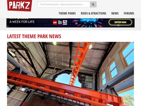 'parkz.com.au' screenshot