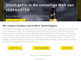 'verpoorten.de' screenshot