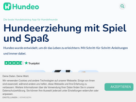 'hundeo.com' screenshot