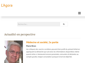 'agora.qc.ca' screenshot