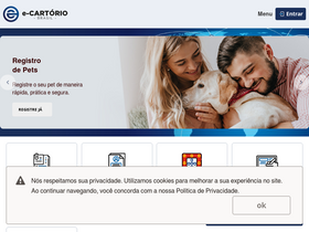 'e-cartoriodobrasil.com' screenshot