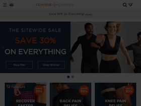 'tommiecopper.com' screenshot