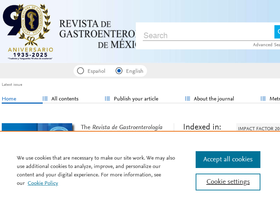 'revistagastroenterologiamexico.org' screenshot