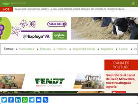 'agronewscastillayleon.com' screenshot