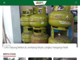 'kabarjombang.com' screenshot