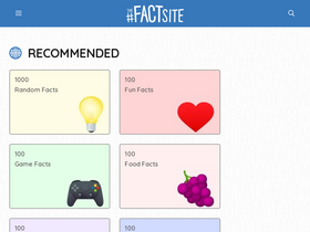 'thefactsite.com' screenshot