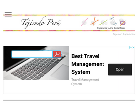 'tejiendoperu.com' screenshot