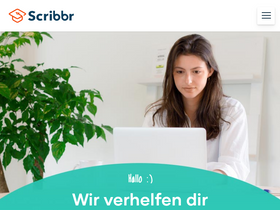 'scribbr.ch' screenshot