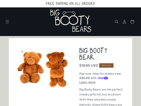 bigbootybears.com homepage screenshot