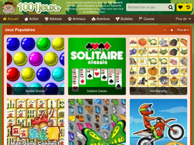 '1001jeux.fr' screenshot