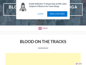 'blood-on-the-tracks.com' screenshot
