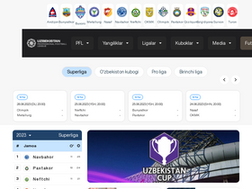 'pfl.uz' screenshot