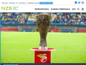 'nzs.si' screenshot
