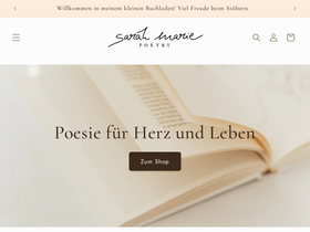 sarah-marie.de homepage screenshot