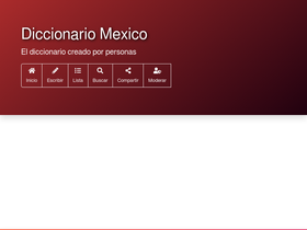 'diccionariomexico.com' screenshot