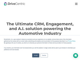 'drivecentric.com' screenshot