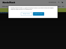 'nordictrack.fr' screenshot