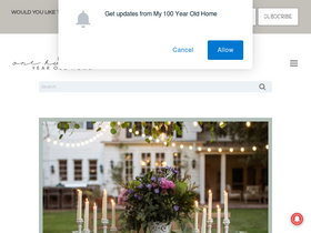 'my100yearoldhome.com' screenshot