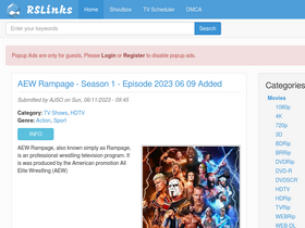 'rslinks.tv' screenshot